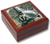Steampunk Timeclock Keepsake Box / Memory Box / Trinket Box / Jewellery Box