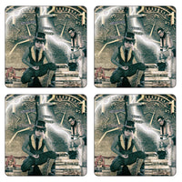 Steampunk (time clock) Coaster/Coaster Set