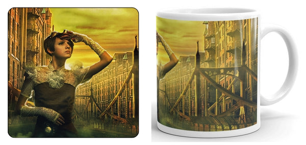 Steampunk (what's that) Mug and Coaster Set