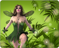 The Fairy of the Ferns Mousepad
