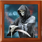The Grim Reaper Keepsake Box / Memory Box / Trinket Box / Jewellery Box