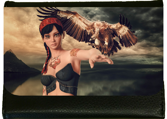 The Keeper of Vultures Ladies Faux Leather Purse