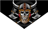 Viking Skull with Axes Pet Bandana (CAN BE CUSTOMISED)