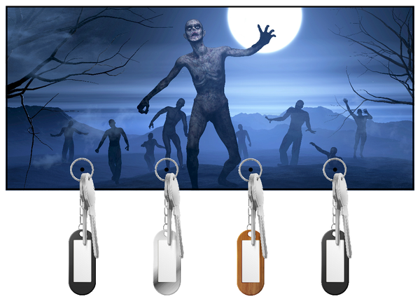 Zombie Attack Key Hanger/Key Holder